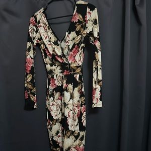 Long sleeve mini dress